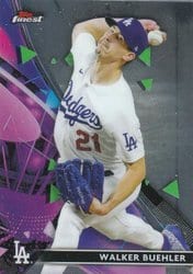 2021 Finest Base Set Walker Buehler #91 card