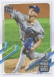 2021 Topps Base Set Walker Buehler #44 card