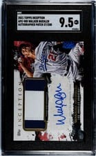 2021 Topps Inception Autograph Patch Cards Walker Buehler #APC-WB card