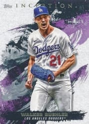 2021 Topps Inception Base Set Walker Buehler #79 card