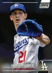 2022 Stadium Club Chrome Base Set Walker Buehler #122 card
