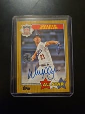 2022 Topps 1987 Topps Baseball All-Star Autographs Walker Buehler #87ASA-WBU card