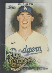 2022 Topps Allen & Ginter Chrome Base Set Walker Buehler #27 card