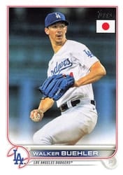 2022 Topps Japan Edition Base Set Walker Buehler #164 card