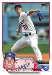 2023 Topps Base Set Walker Buehler #391 card