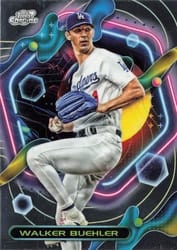 2023 Topps Cosmic Chrome Base Set Walker Buehler #144 card