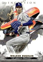 2023 Topps Inception Base Set Walker Buehler #42 card