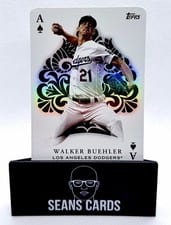 2023 Topps Update All Aces Autographs Walker Buehler #AA-55 card