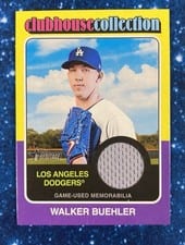 2024 Topps Heritage Clubhouse Collection Relic Walker Buehler #CCR-WB card