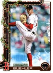 2025 Topps Holiday Base Set Walker Buehler #H197 card