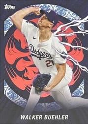 2025 Topps World Tour Domination Walker Buehler #WTD-14 card