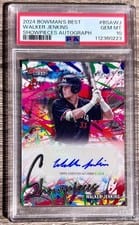 2024 Bowman's Best Showpieces Autographs Walker Jenkins #BSA-WJ card