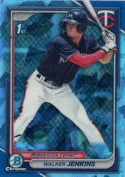 2024 Bowman Sapphire Edition Base Set Walker Jenkins #BCP-43 card