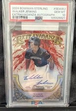 2024 Bowman Sterling Extravaganza Autographs Walker Jenkins #SEA-WJ card