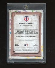 2024 Bowman Sterling Prospect Autographs Walker Jenkins #PA-WJ card