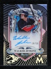 2024 Bowman Sterling Tek Autographs Walker Jenkins #STA-WJ card