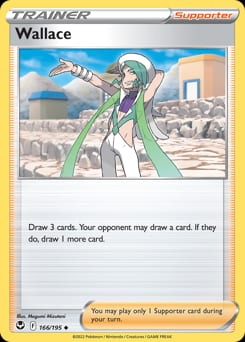 2022 Silver Tempest Wallace #166 card