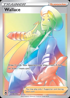 2022 Silver Tempest Wallace #208 card