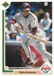 1991 Upper Deck Base Set Wally Backman #790 card