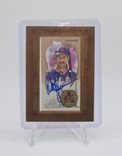 2023 Topps Allen & Ginter Framed Mini Autographs Wally Backman #MA-WBA card