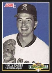 1991 Score Base Set Wally Joyner #873 card