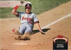 1992 Stadium Club Base Set Wally Joyner #122 card
