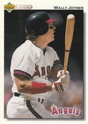 1992 Upper Deck Base Set Wally Joyner #343 card