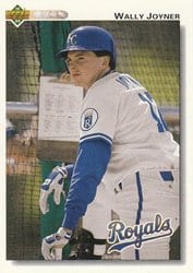 1992 Upper Deck Base Set Wally Joyner #744 card