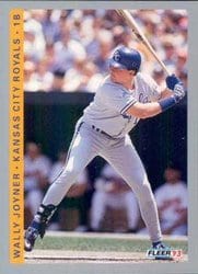 1993 Fleer Base Set Wally Joyner #239 card