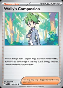 Mega Evolution Wally's Compassion #132 card