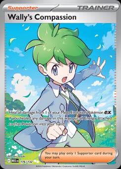 2025 Mega Evolution Wally's Compassion #176 card