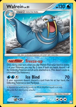 Mysterious Treasures Walrein #39 card
