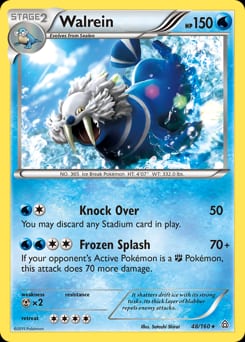 Primal Clash Walrein #48 card