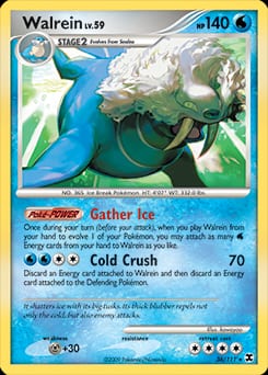 Rising Rivals Walrein #36 card