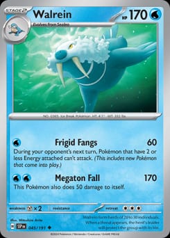 Surging Sparks Walrein #45 card