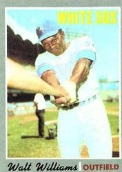 1970 Topps Base Set Walt Williams #395 card