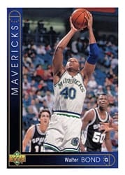 1993-94 Upper Deck Base Set Walter Bond #103 card