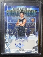 2025-26 Topps Chrome Stratospheric Signatures Rookies Walter Clayton Jr. #SMR-WCJ card