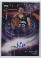 2025-26 Topps Midnight Stroke of Midnight Autographs Rookies Walter Clayton Jr. #SMR-WC card