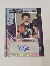 2025-26 Topps New Applicants Autographs Walter Clayton Jr. #NA-WC card