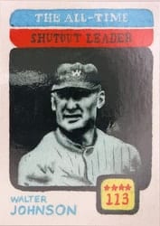 2025 Topps Shoebox Treasures Base Set Walter Johnson #96 card
