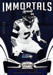 2018 Panini Certified Base Set Walter Jones #127 card