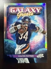 2024 Topps Chrome Cosmic Galaxy Greats Walter Payton #GG-11 card