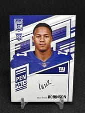 2022 Donruss Elite Pen Pals Wan'Dale Robinson #PP-WR card