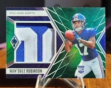 2022 Panini Phoenix Rookie Jumbo Memorabilia Wan'Dale Robinson #RJM-19 card