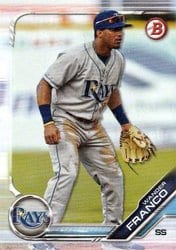 2019 Bowman Draft Base Set Wander Franco #BD-93 card