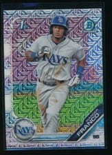 2019 Bowman Mega Box Chrome Wander Franco Running #100 card