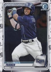 2020 Bowman Chrome Prospects Wander Franco #BCP-1 card