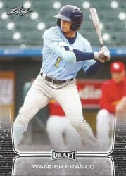 2020 Leaf Draft Base Set Wander Franco #3 card