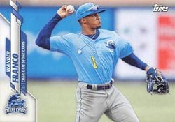 2020 Topps Pro Debut Base Set Wander Franco #PD-1 card